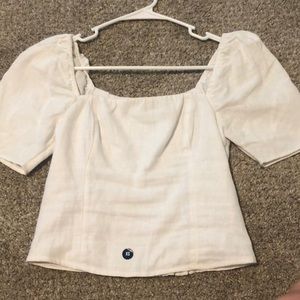 Abercrombie & Fitch linen top